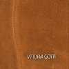 Bőr táska shopper bag Vittoria Gotti vörös V3076